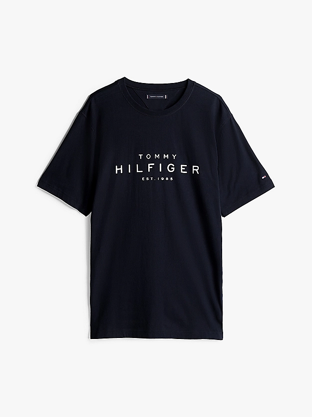 t-shirt scritta logo MW0MW37448 DW5 TOMMY HILFIGER 