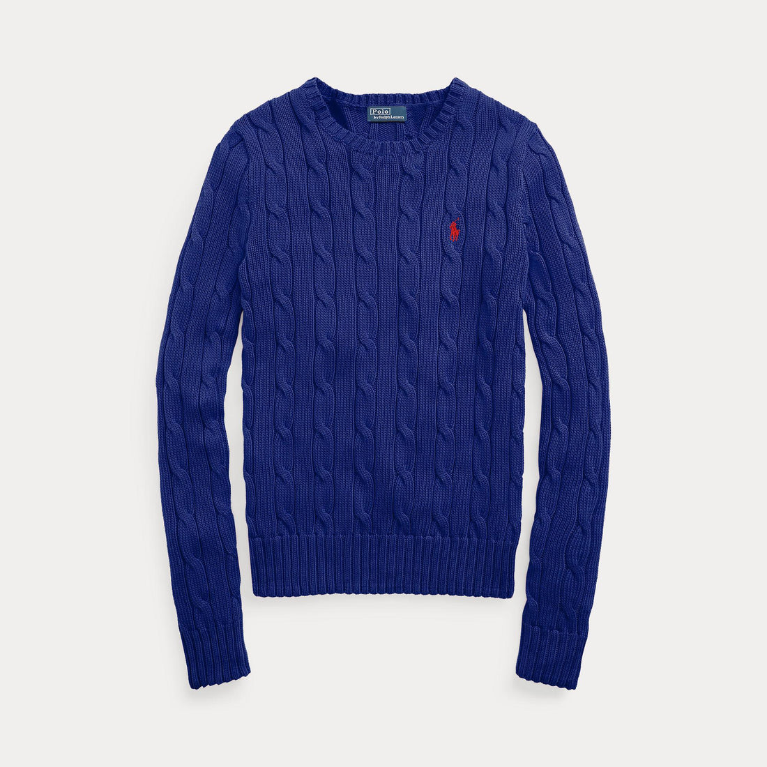 maglioncino a trecce con cavallino 211-891640 006 RALPH LAUREN POLO 