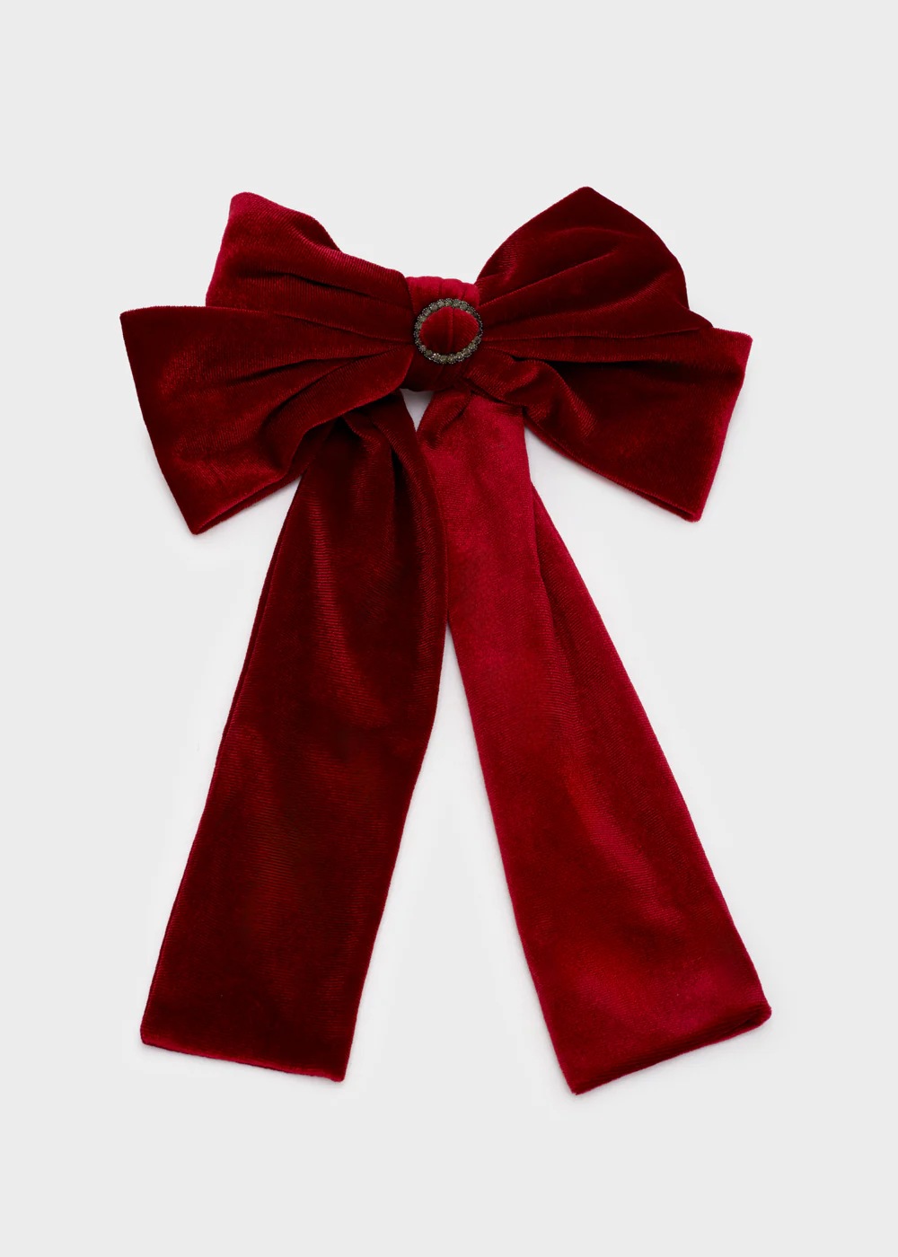 fermaglio in velluto LUFE0006 ROSSO NALI' 