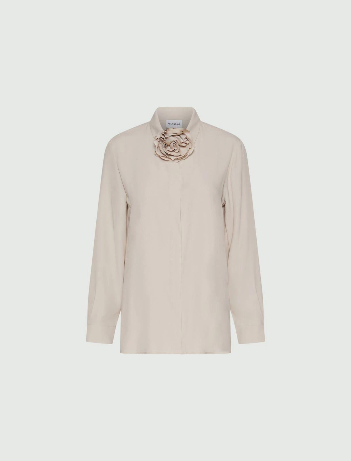 camicia con rosa CABIRIA 004 MARella 