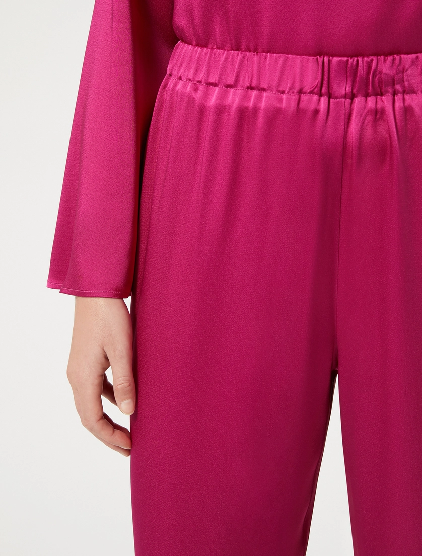 Pantalone lucido in envers satin REGALO 002 MARINA RINALDI 
