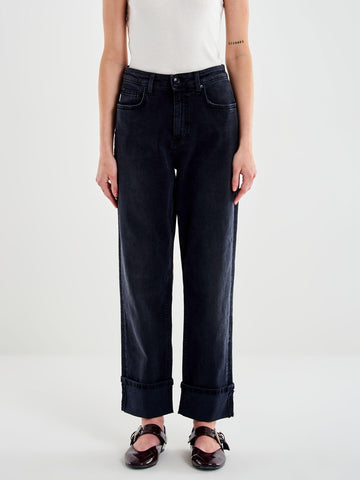 jeans maggie mom fit DF5084 NERO VICOLO 