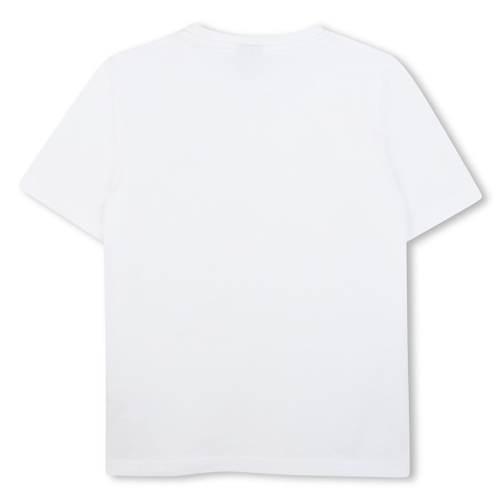 t-shirt mini logo petto J25P23 10P BOSS 