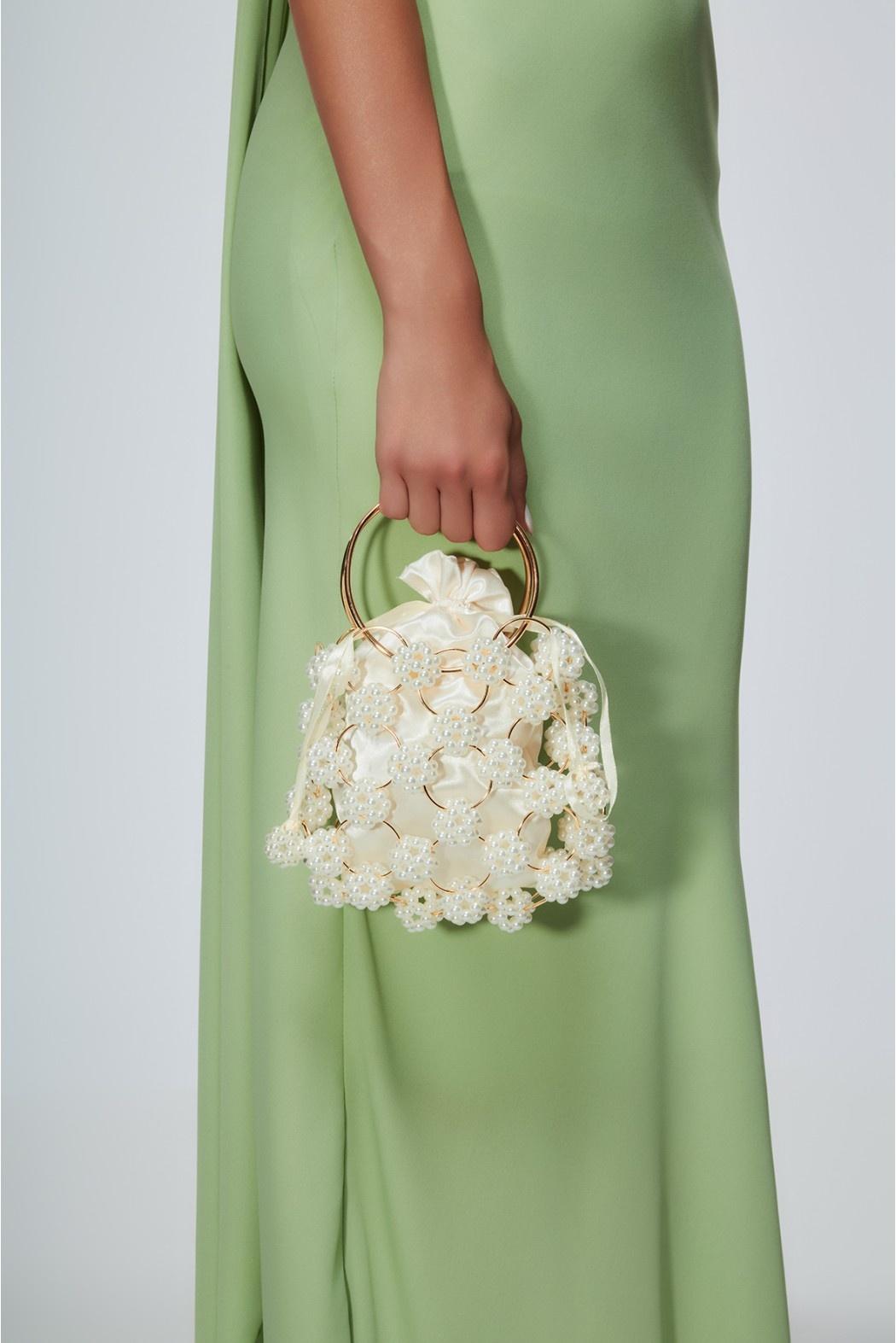 borsa mini gioiello MOROSITA 710S6 PERLA-ORO ODI' ODI' 