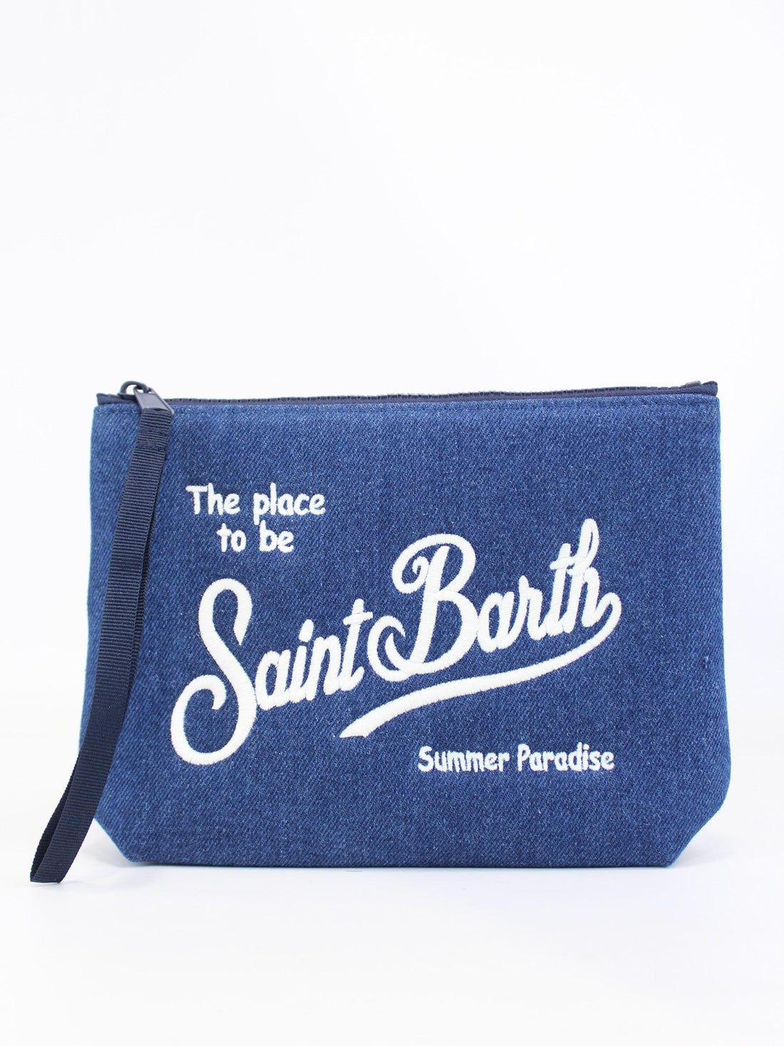 pochette aline denim ALINE DENIM EMB 00436 MC2 SAINT BARTH 