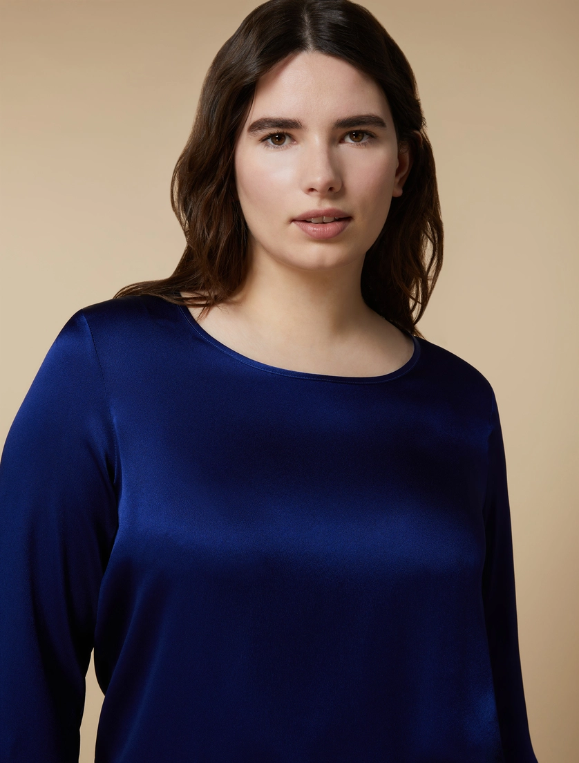 blusa in satin BAMBUS 004 MARINA RINALDI 
