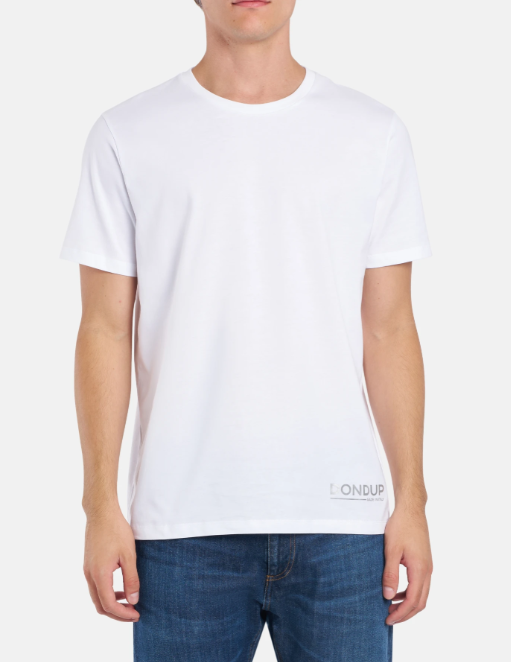 t-shirt logo al fondo US198JF0309ULO6 000 DONDUP 