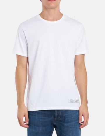 t-shirt logo al fondo US198JF0309ULO6 000 DONDUP 