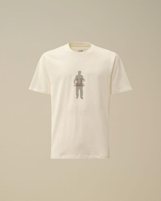 t-shirt con iconic marinaio 17CMTS164A 006586W 103 CP COMPANY 