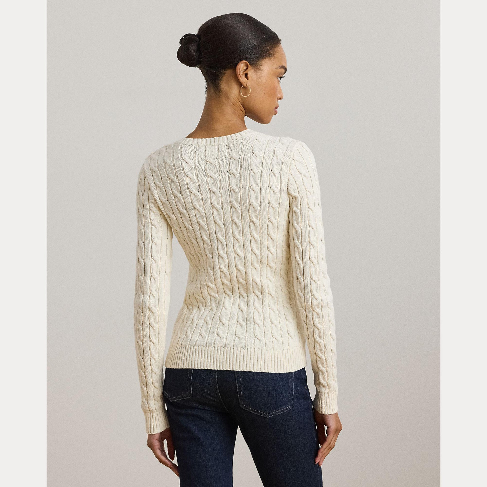 maglione a trecce con bottoni 200-932223 002 LAUREN RALPH LAUREN 