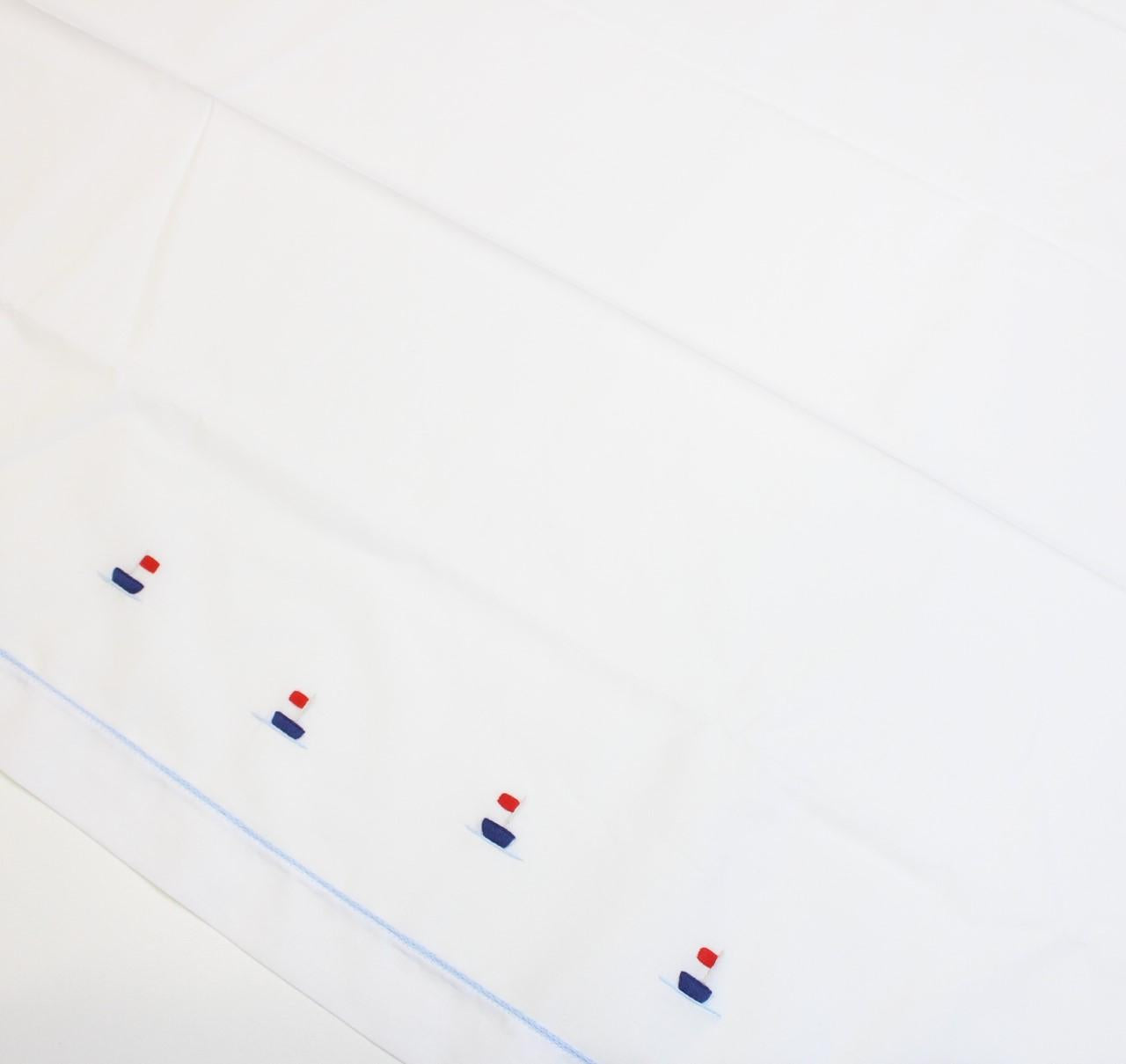 LENZUOLO TEDDY CON RICAMI cotone BILLY LENZUOLO UNI PICCOLA GIUGGIOLA 