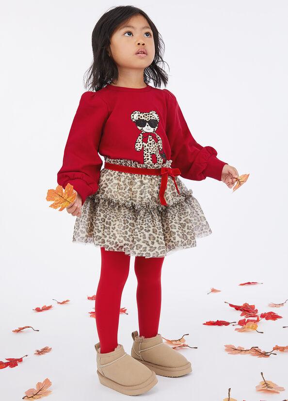 gonna in tulle animalier KF5103J6597 09155 LIU JO JUNIOR 