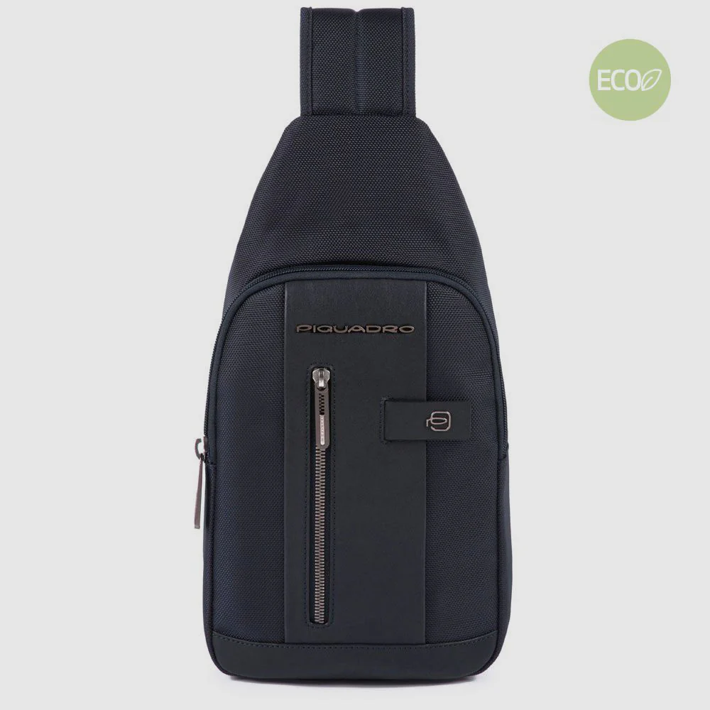 monospalla in tessuto CA4536BR2 BLU PIQUADRO 