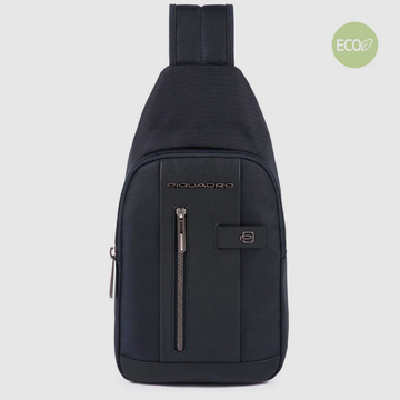 monospalla in tessuto CA4536BR2 BLU PIQUADRO 