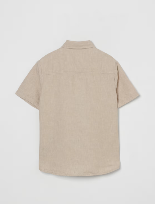 camicia in cotone e lino J52008 249 BOSS 