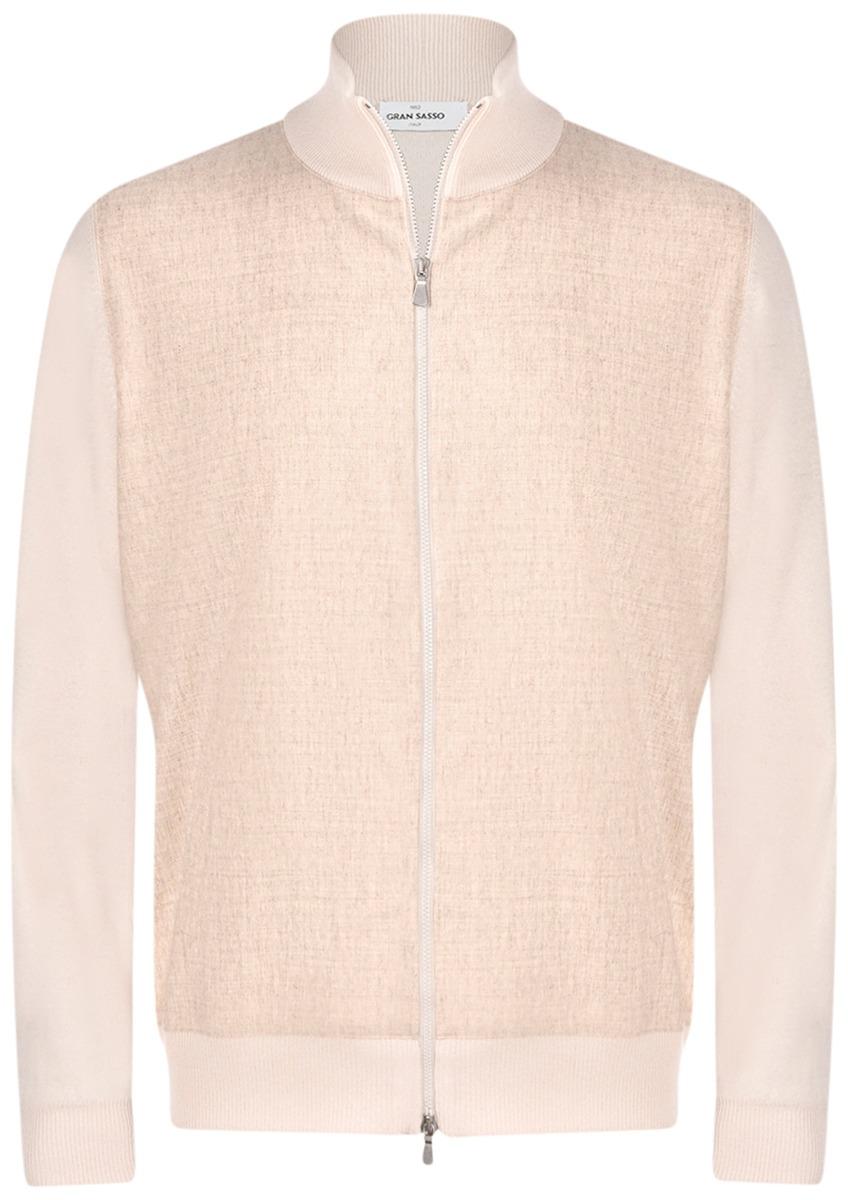 felpa full zip in misto cashmere 57186 19662 113 GRAN SASSO 