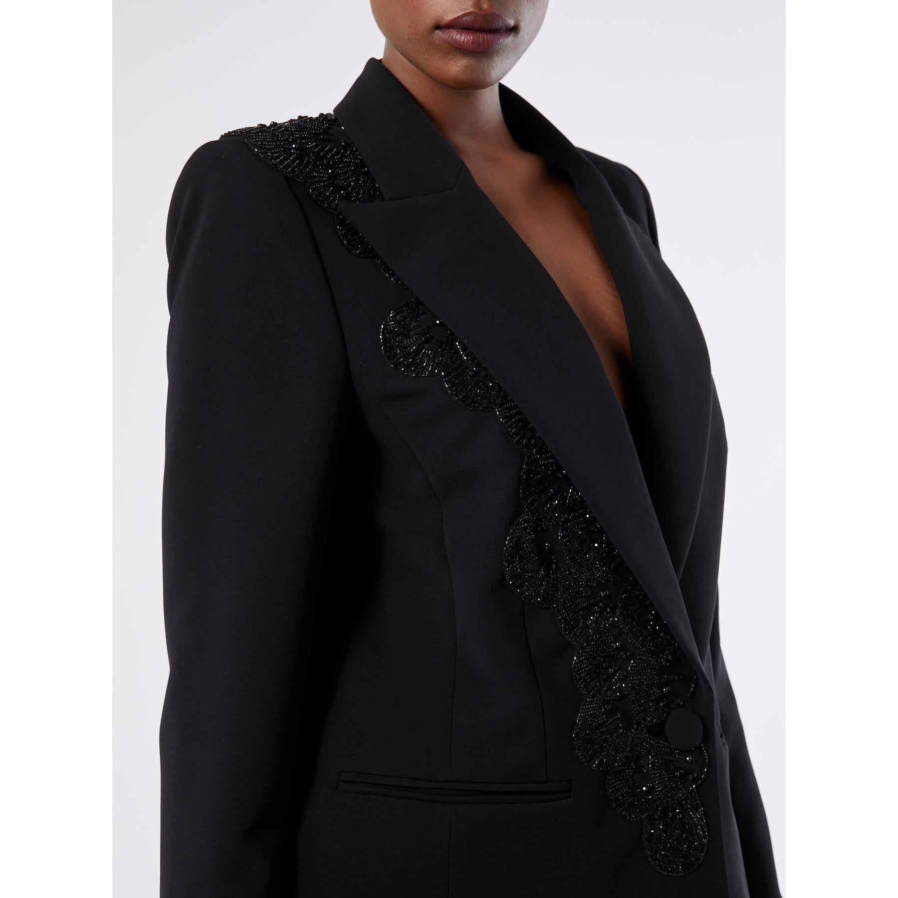 giacca blazer con applciazioni RAFIA 001 MARINA RINALDI 