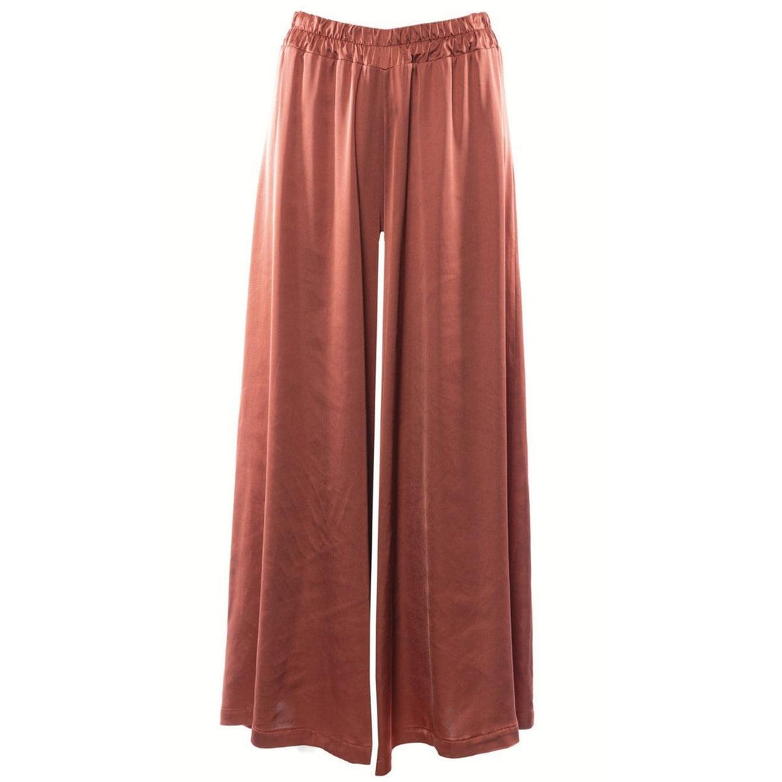 pantalone in satin leggero P76ST232 BRICK ANONYME 