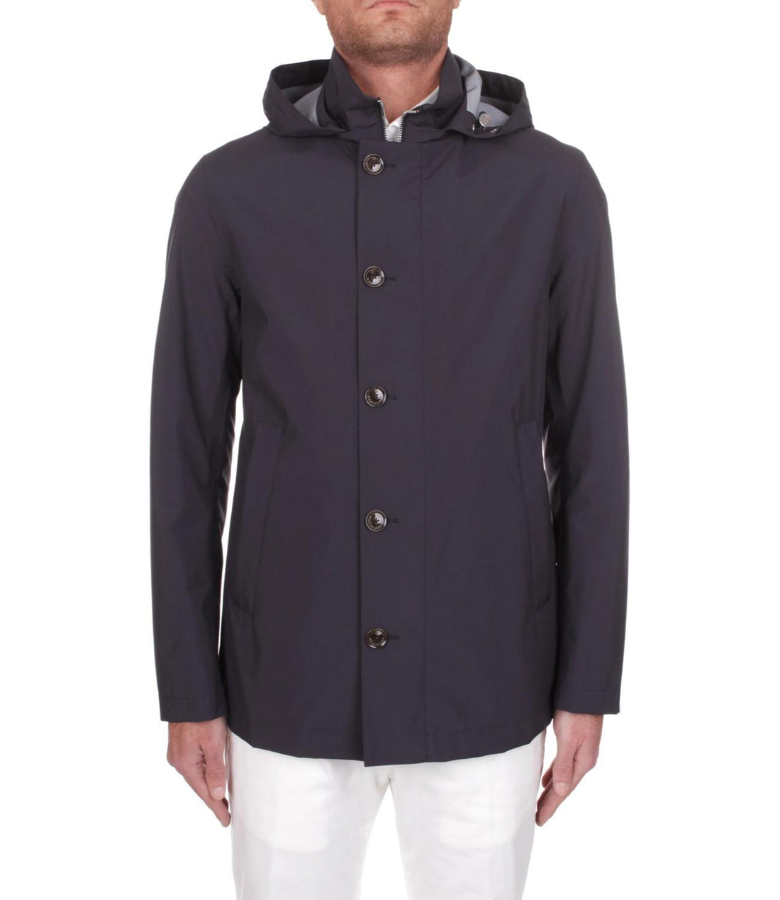 giubbino monopetto in tessuto tecnico S10MUCT778 160-89 MONTECORE 