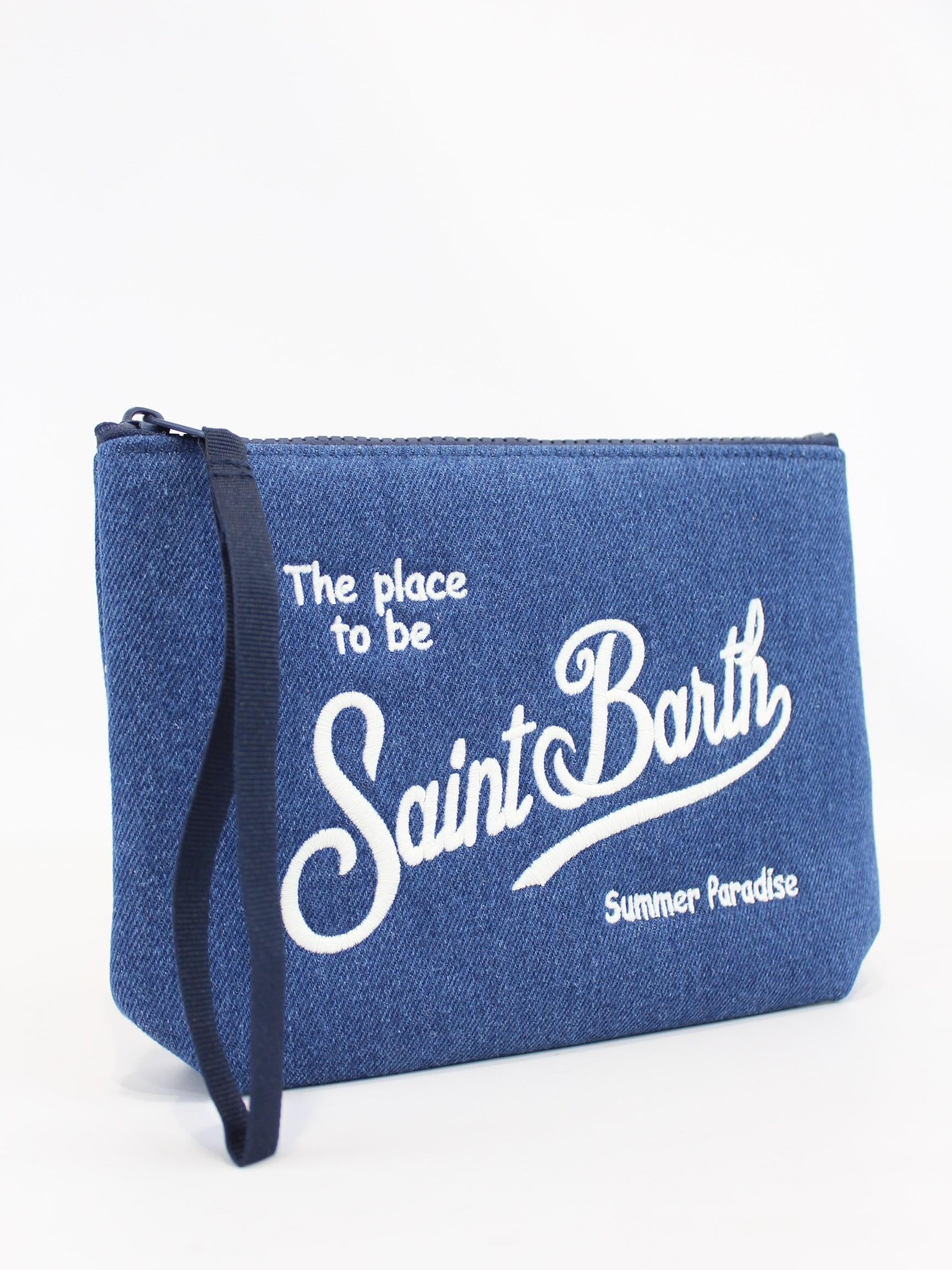 pochette aline denim ALINE DENIM 0436 MC2 SAINT BARTH 