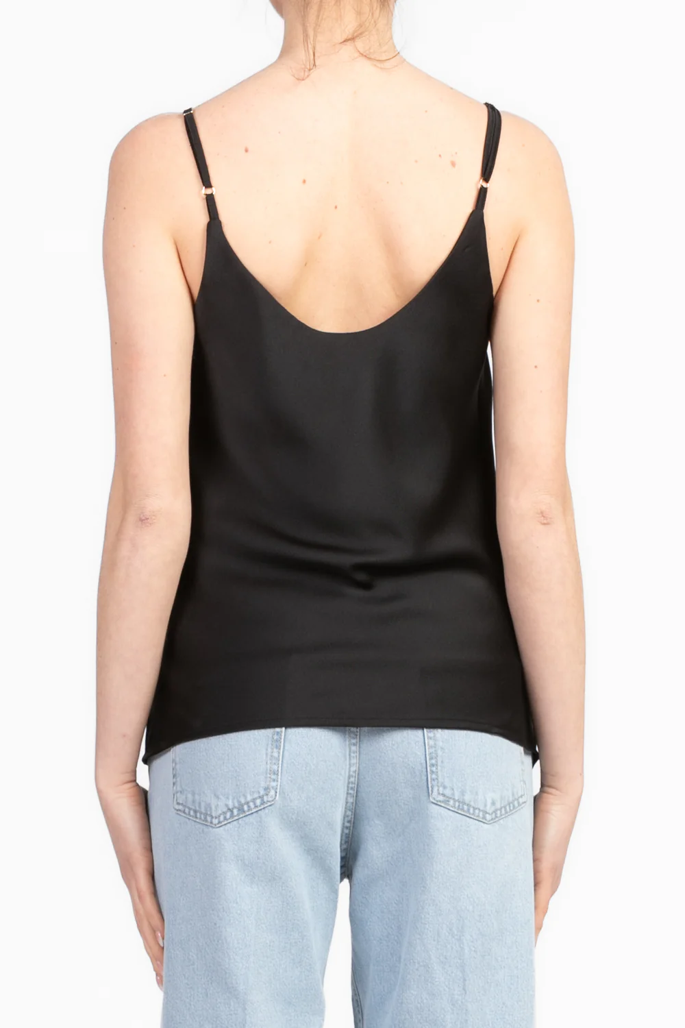 top in satin nero TD0511 NERO VICOLO 