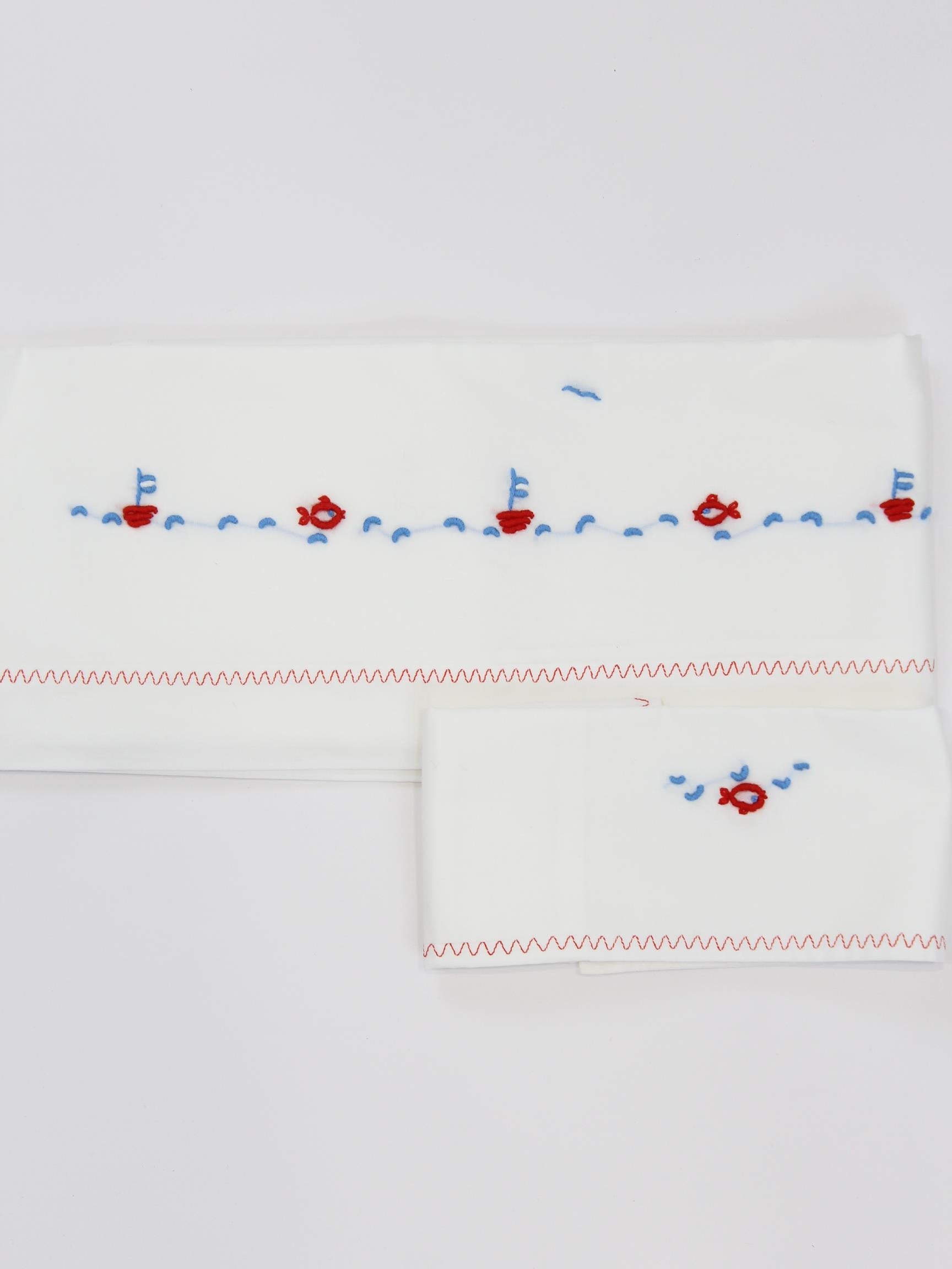 lenzuolo nascita in cotone PORTOFINO LENZUOLO UNI PICCOLA GIUGGIOLA 