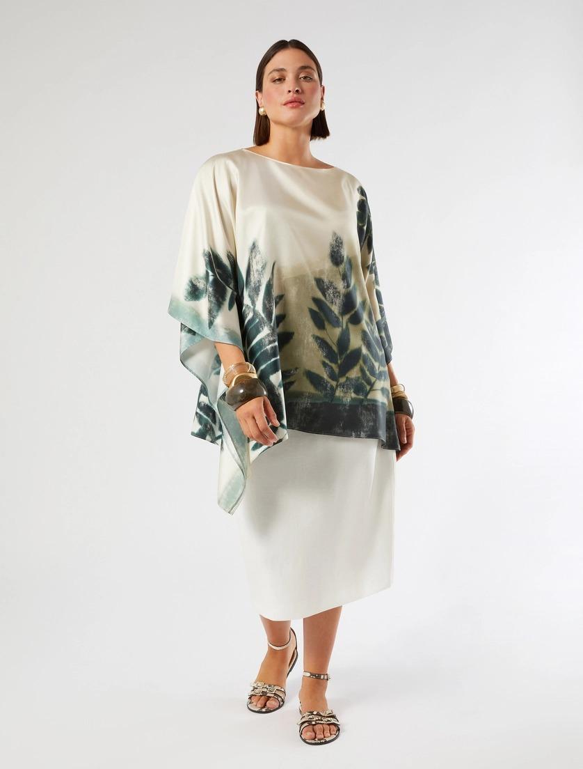 casacca in twill di seta MRNVISIERA 001 MARINA RINALDI 