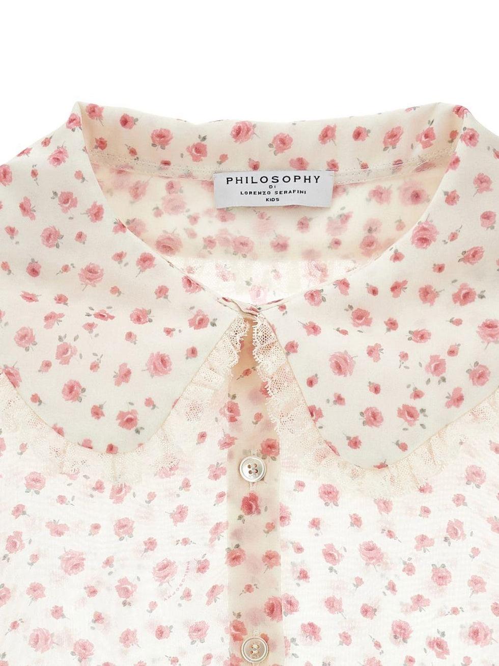 camicia con stampa fiori I1G312 7602 0294 PHILOSOPHY 