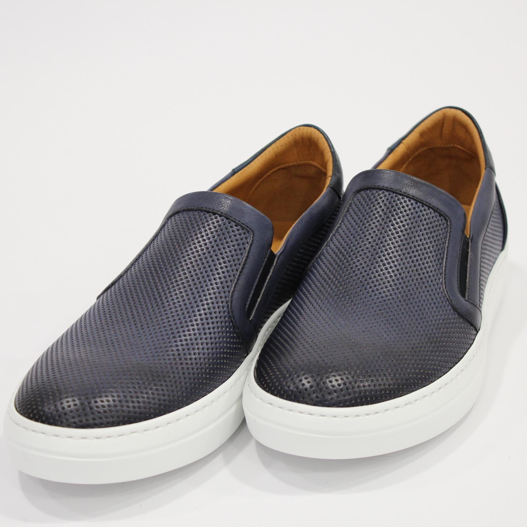 SLIP-ON IN PELLE 241 JEANS ROSSI 