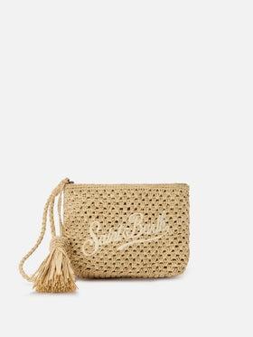 pochette raffia pouch RAFFIA POUCH 00878 MC2 SAINT BARTH 