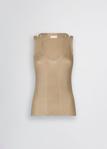 top maglia in lurex WA5057MS64J A4342 liU JO 