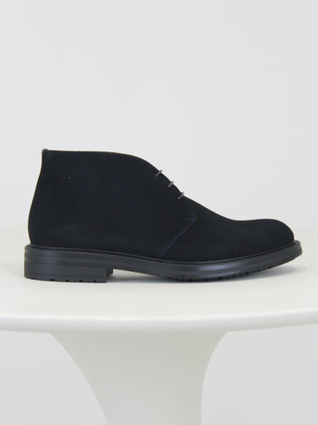 Stivaletto in camoscio rossi 5084G INGLESE BLU ROSSI 