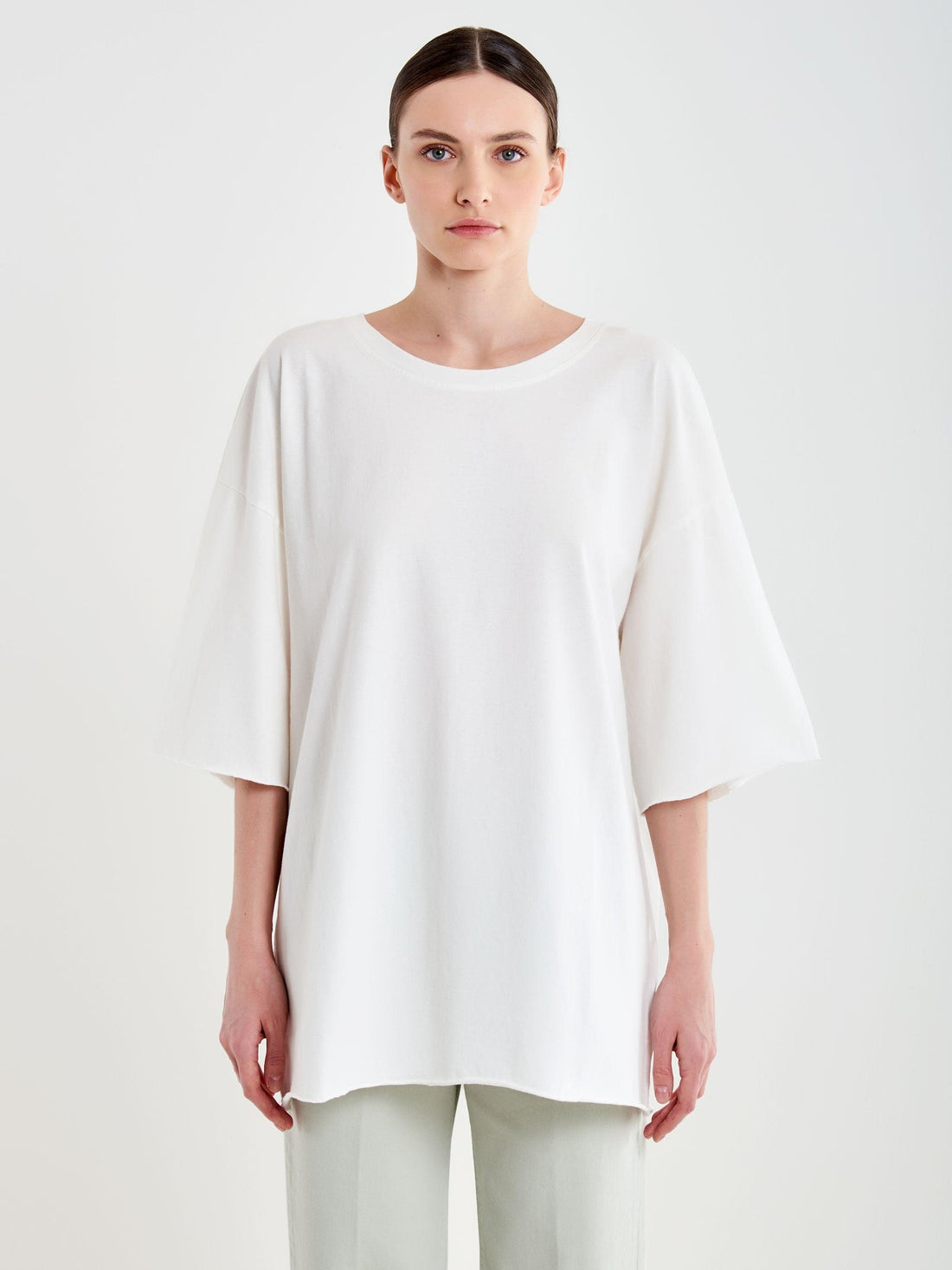 t-shirt basic oversize UAB 0023 NATURALE VICOLO 