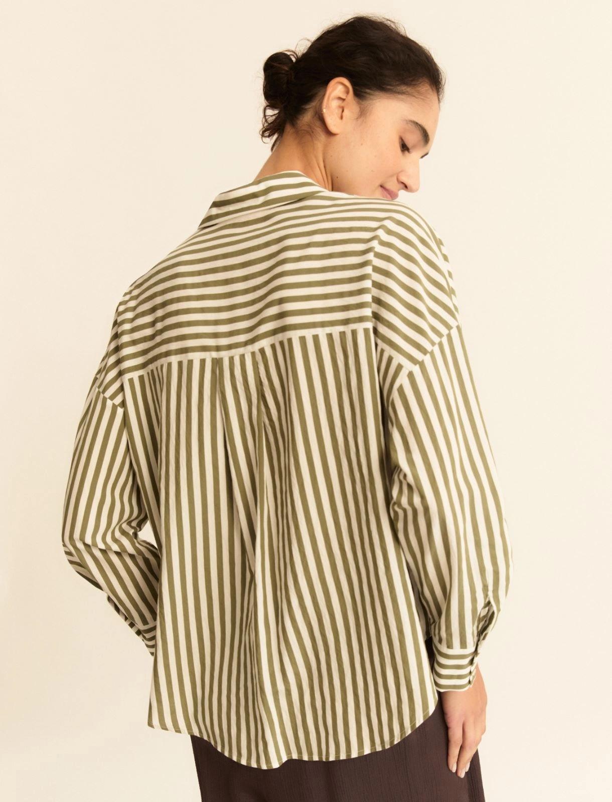 camicia a righe multicolor EMMUGGIOSO 010 EMME MARELLA 