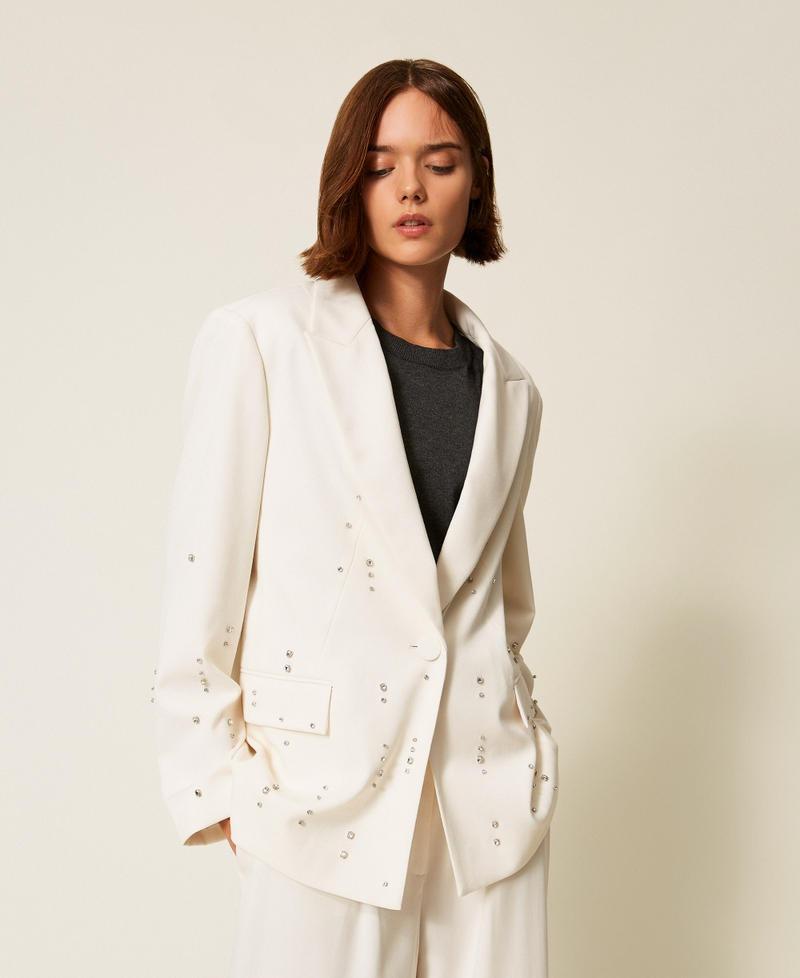 blazer con ricamo a mano 252AT2010 00282 TWINSET ACTITUDE 