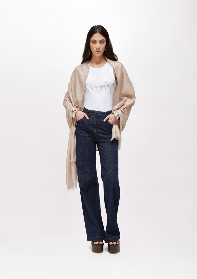 stola jacquard rose NA6006MAB06 61212 Blugirl 