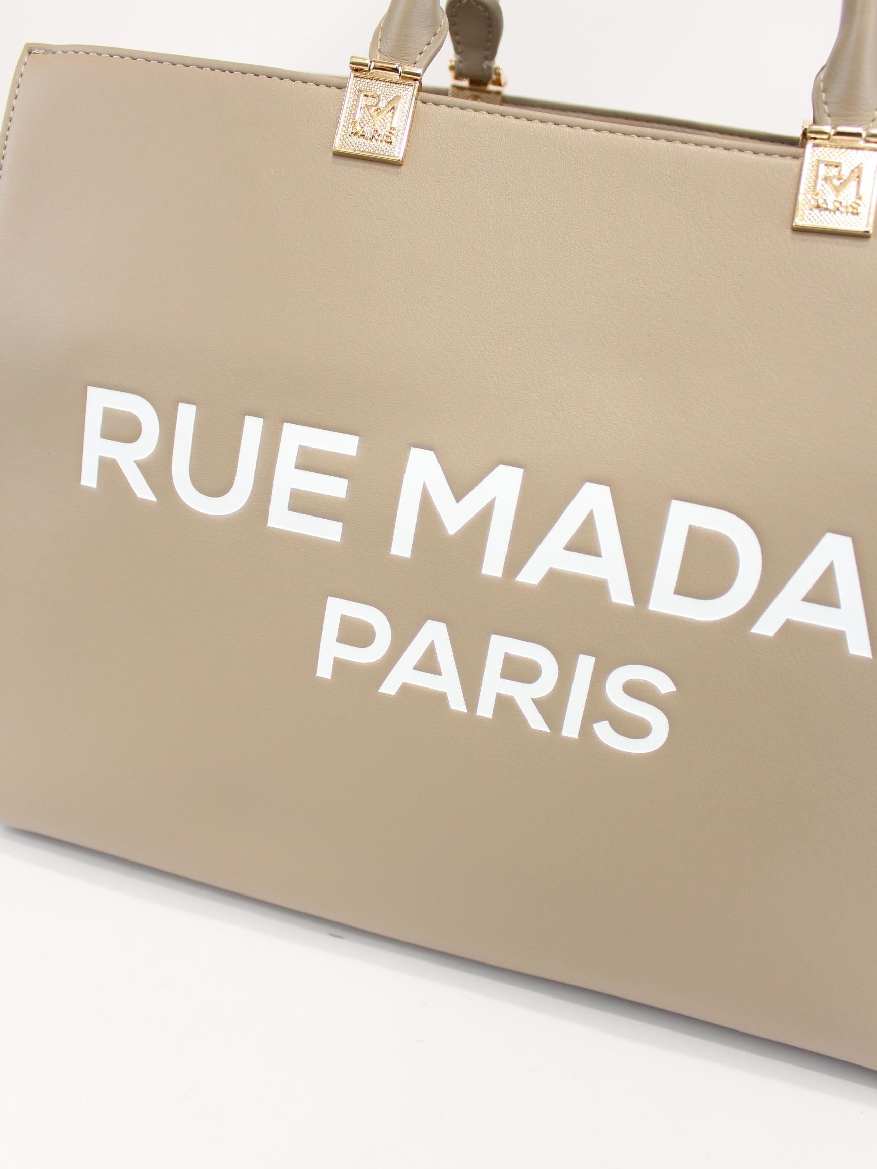 borsa iconique tote 1485 TAUPE RUE MADAM PARIS 