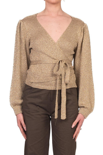 cardigan scadacuore 5AB5020 ORO VICOLO 
