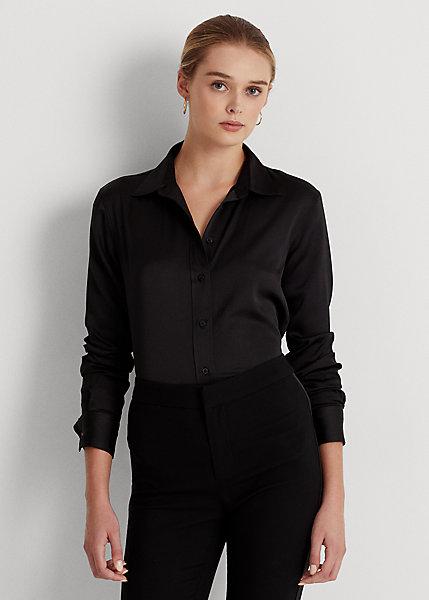 Camicia in raso Lauren 200-881651 005 LAUREN RALPH LAUREN 