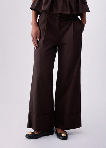 pantaloni flare WA6498T4853 91109 LIU JO WHITE 