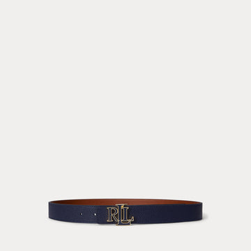 cintura reversibile in pelle martellata 412-P04417 001 LAUREN RALPH LAUREN 