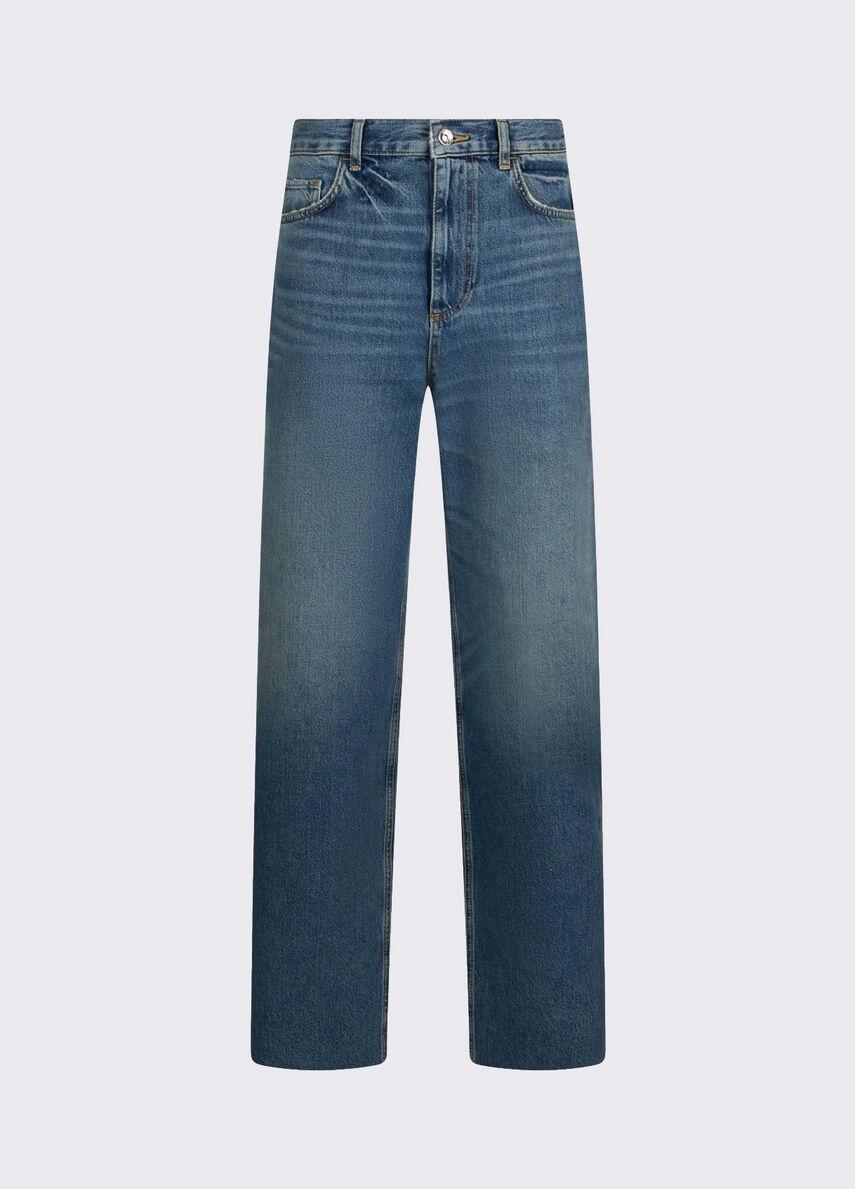 Jeans straight con strass UA6111D4854 78977 LIU JO DENIM 