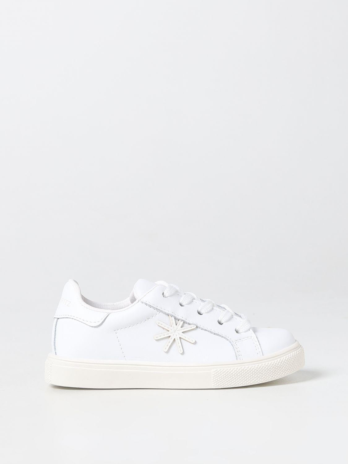 sneakers con logo in tono MR2091 BIANC MANUEL RITZ KIDS 