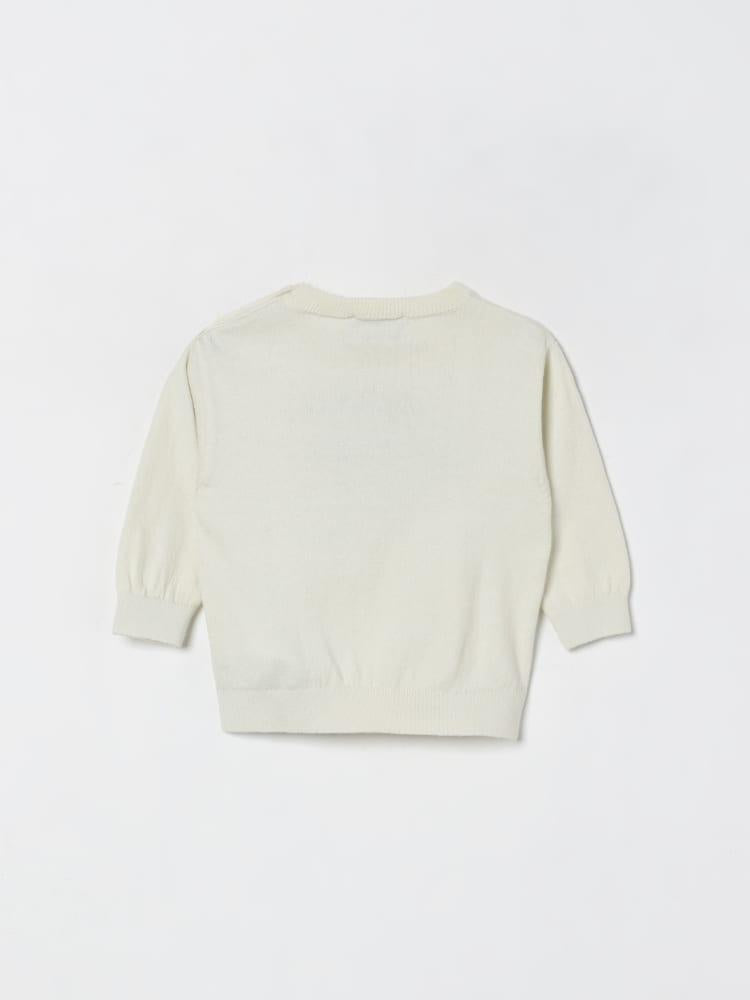maglione teddy in lana M7W00JLHE43 10063 MOSCHINO KIDS 