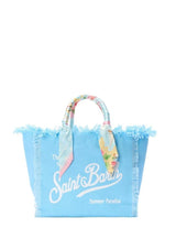 MC2 SAINT BARTH Borsa Vanity foulard Azzurro