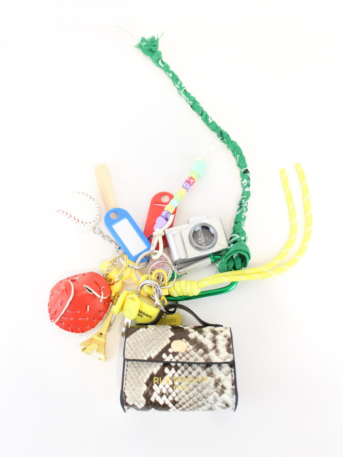 Portachiavi multicolor 1562RM CHARM LES JOURS RUE MADAM PARIS 