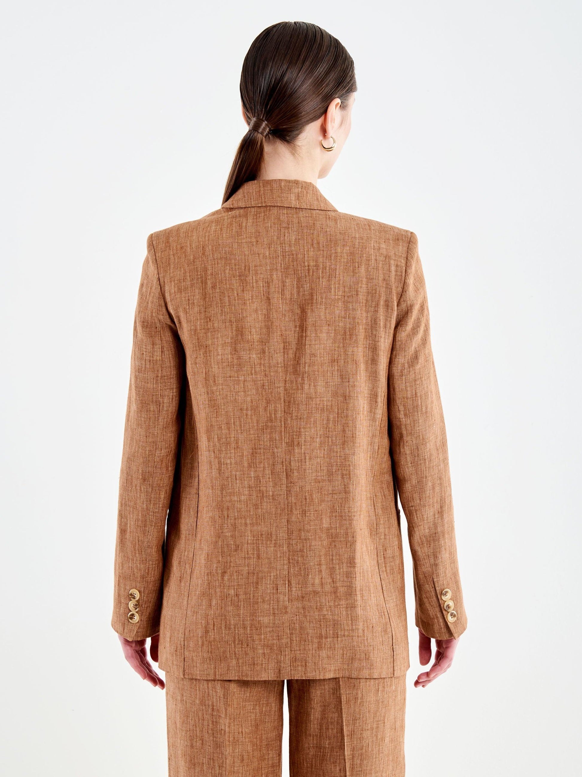 blazer doppiopetto TAB1731 TABACCO VICOLO 