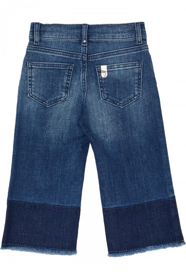 pantalone in denim streight KF5019D5034 77792 LIU JO JUNIOR 