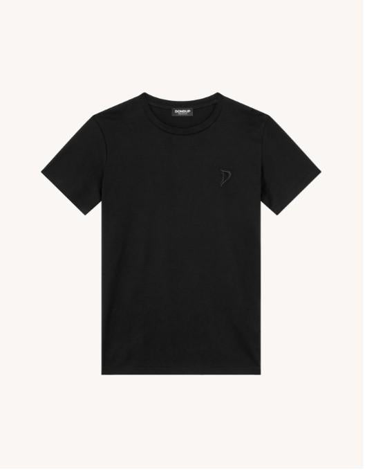 t-shirt basic logo S746JF0271FZ4 999 DONDUP 