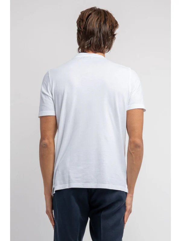 T-shirt in filo di scozia 60136 78015 001 GRAN SASSO 